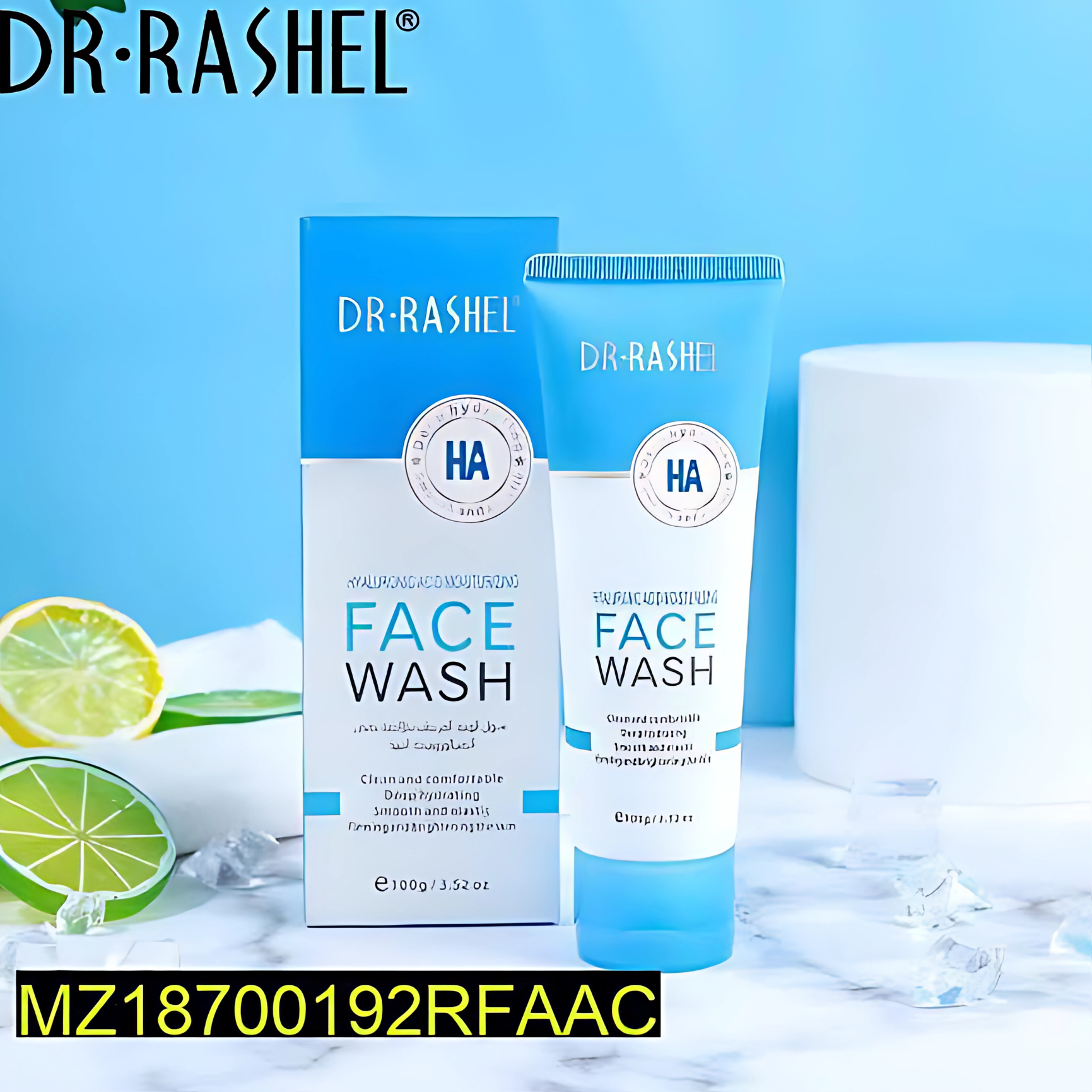 Hyaluronic Acid Face Wash – Deep Hydration & Skin Brightening Cleanser (100g)
