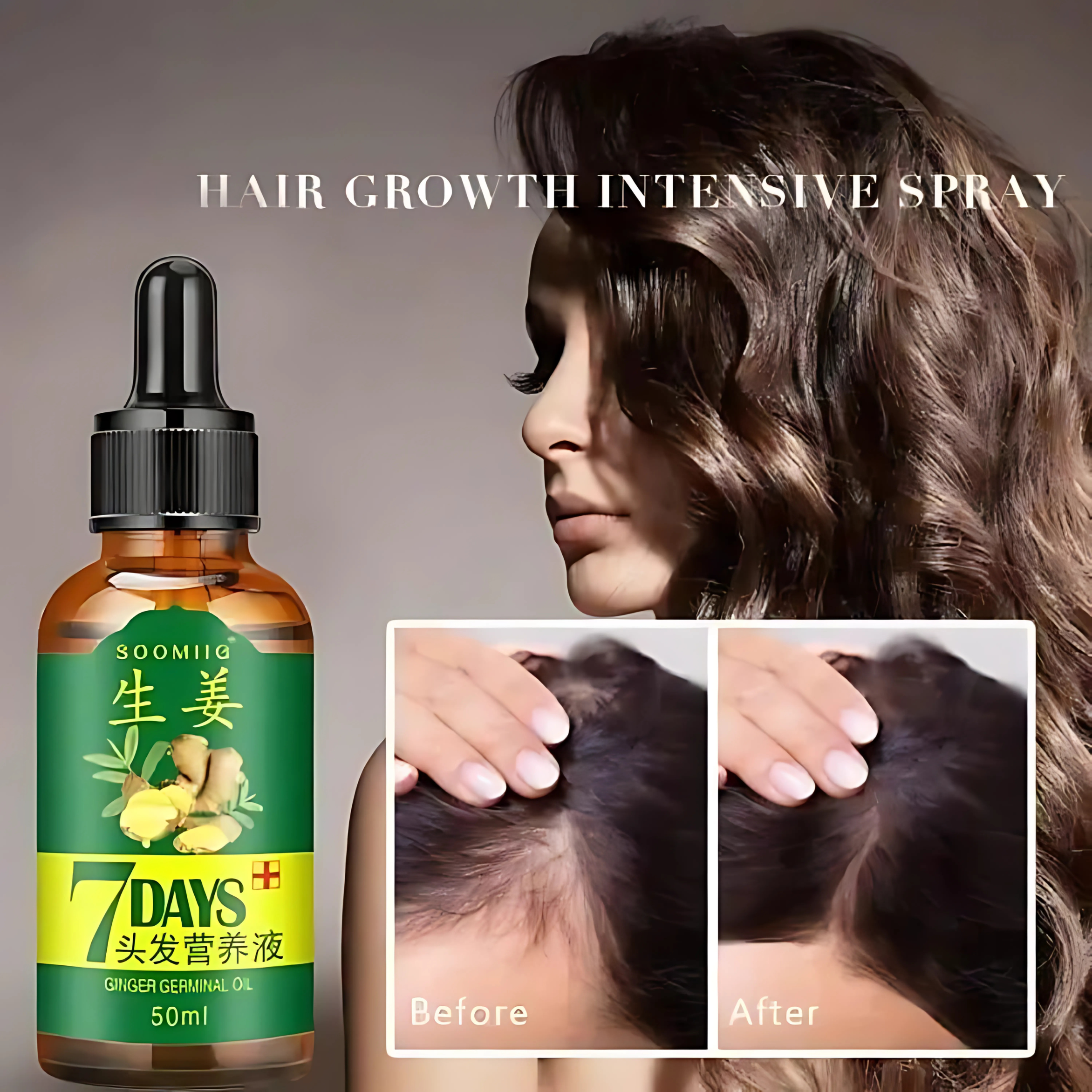 Nourishing Hair Growth Serum - 30ml | For All Hair Types | Boosts Regrowth & Reduces Hair Fall